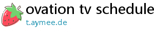 ovation tv schedule