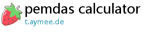 pemdas calculator